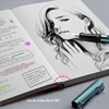 Notebook A5/B5 Thickened Large Super Thick Grid Square book Grid Diary Cuaderno Notebooks notebook diary grid book 5