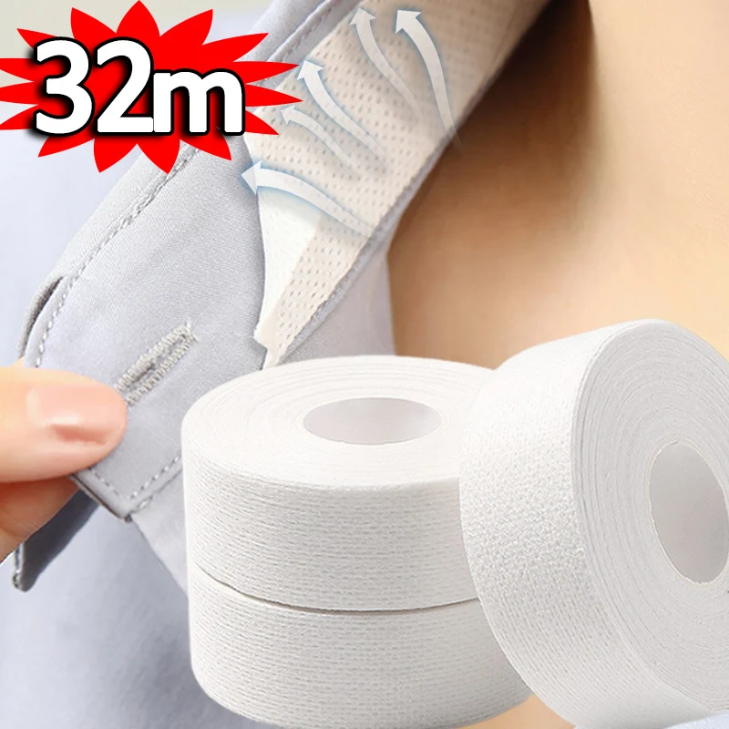 Shirt Collar Protector 8/32M Self-adhesive Disposable Tape