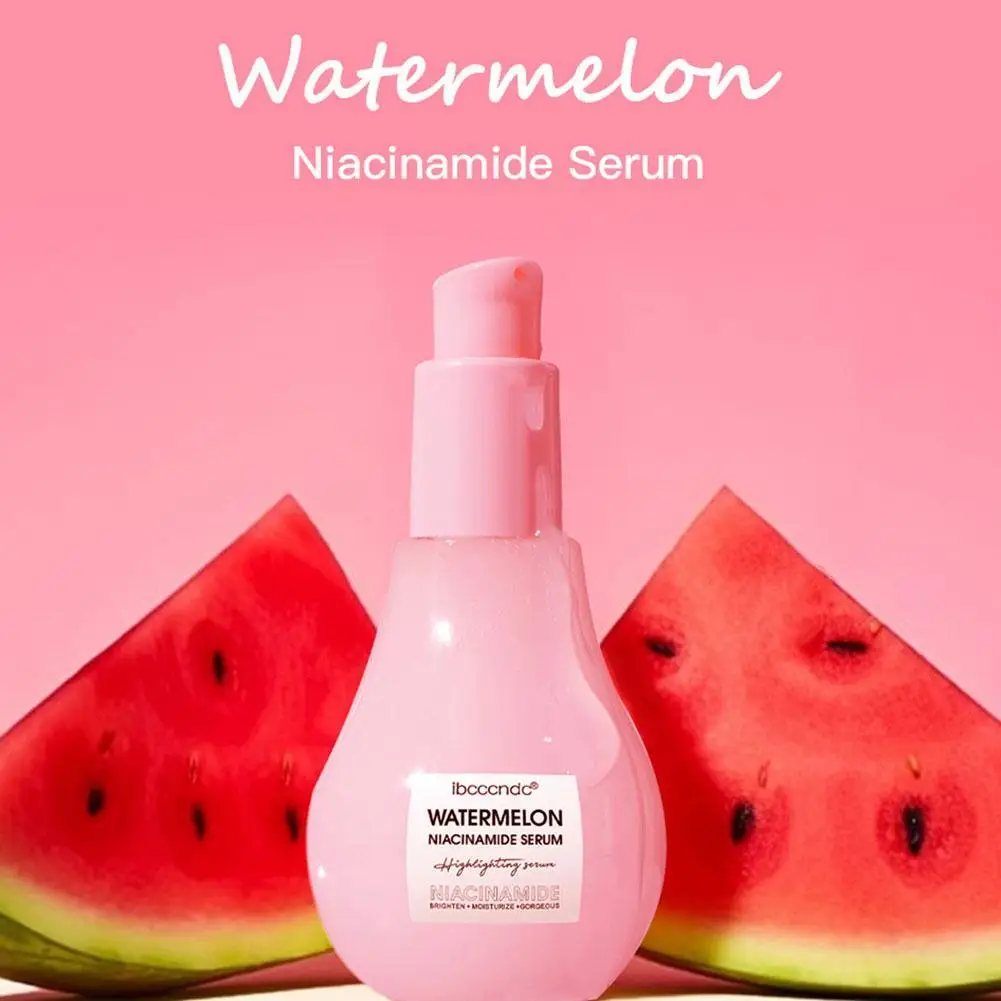 

Watermelon Nicotinamide Serum Whitening Acne Pore Minimizer Pigmentation Brightening Essence Anti-aging Face Serum 30ml