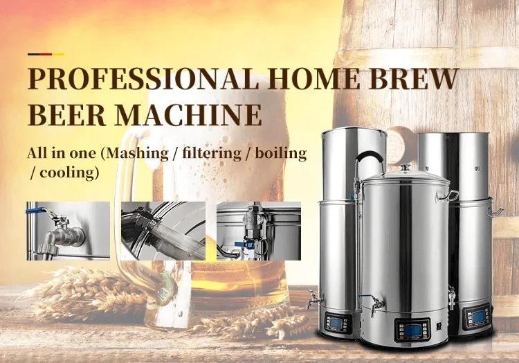 Home Brewing Equipment for Brewing Electricity - Complete Kit with Grains Yeast