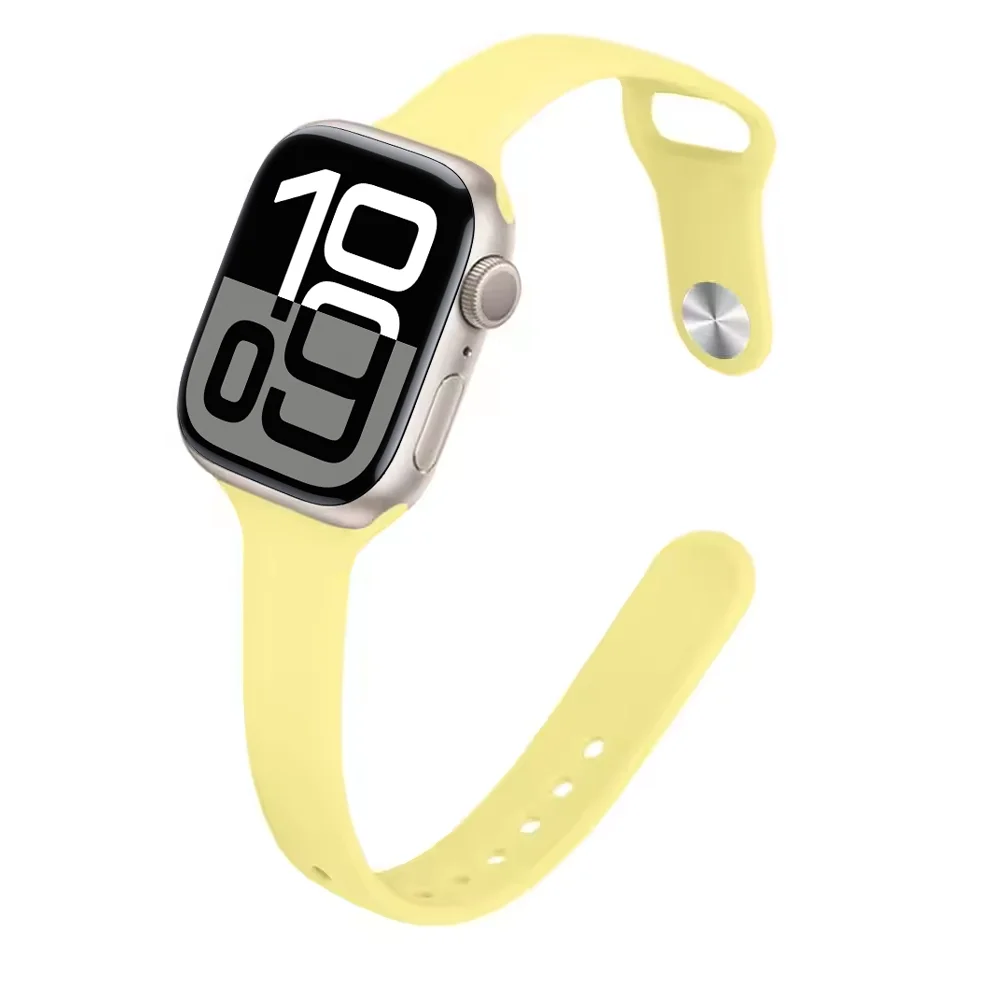 Breathable Silicone Strap for Smartwatch - Elegant Bracelet Design