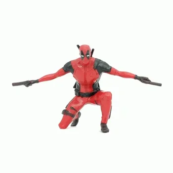 New Deadpools 3 Car Ornament Movie Character Model Figure Room Decoration Sitting Kneeling Pose Kids Toys Friends Birthday Gifts