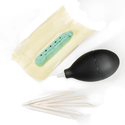 Watch Movement Cleaning Kit: Clay & Air Blower for Wristwatch Maintenance (Set)