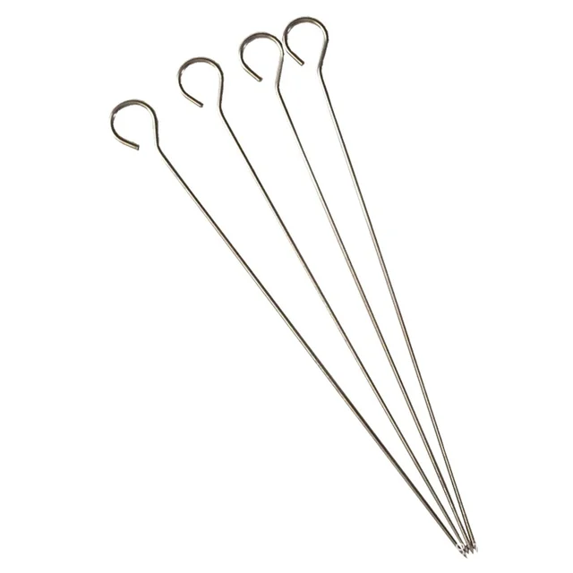 20Db 304 Rozsdamentes Acél Grillező Jelző Kemence Gyűrű 9 Alakú Jel Horgos Nyárs Birka Kacsa Nyak Sült D - Image 6