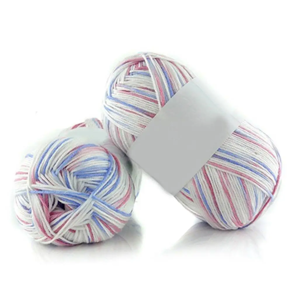 50g Soft Bamboo Cotton Yarn Knitting Wool for Hand Knitting Yarn Crochet Craft Sweater Hat Threads Yarn Fiber Yarn Knitting Yarn 6
