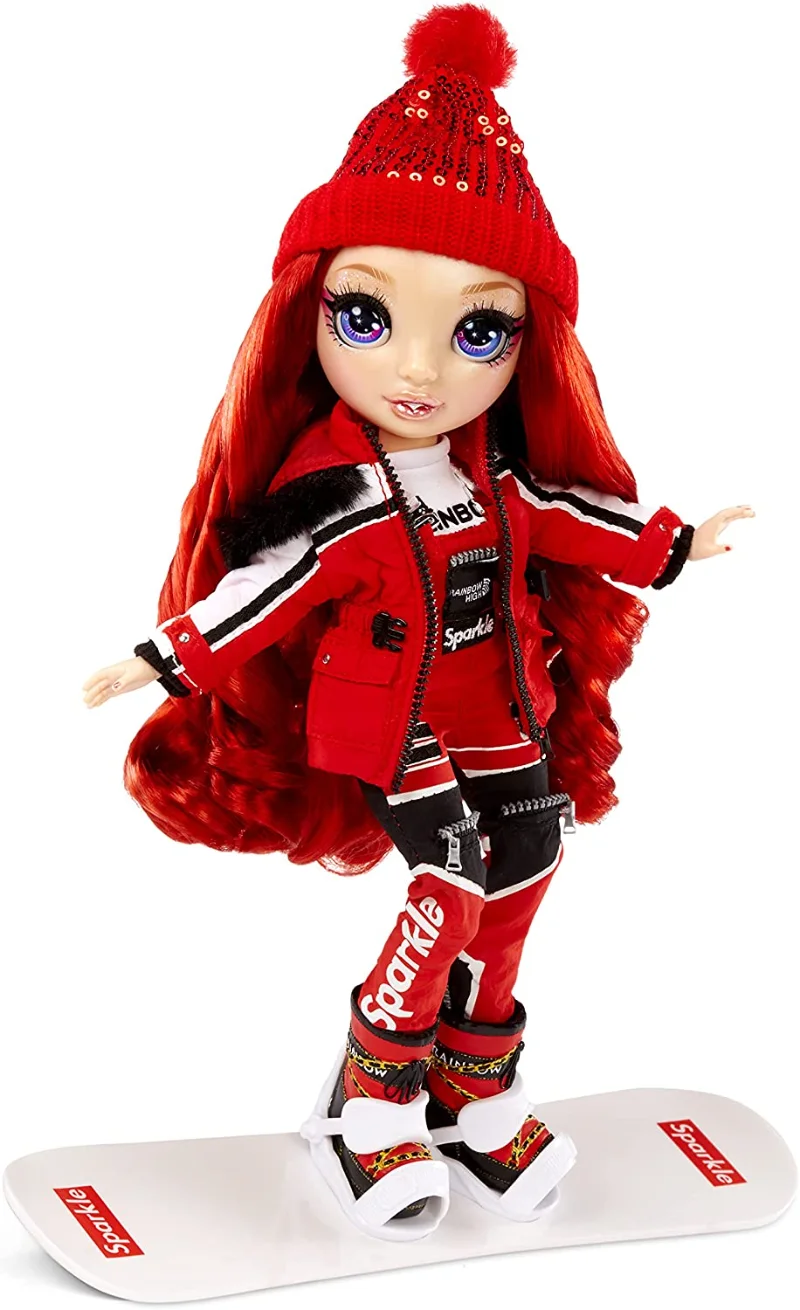 New Surprise Doll Rainbow High Winter Break Ruby Anderson-Red Fashion Doll  and Playset Snowboard Is A Gift for Girls - AliExpress
