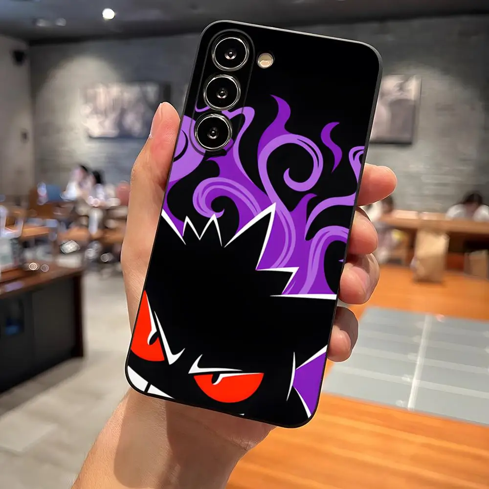 Handyhülle für Samsung S26 S24 Ultra S25 S23 Fe S22 S20 S21 Plus A16 A54 A34 A53 Rückseite Anime Pokémon Gengar – Detail 10