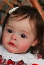  3D Painted Art Baby Doll Realistic Reborn Toddler  Twins Girl Maggi Suesue Soft Silicone  Doll Veins Visible Children Gift Toys 