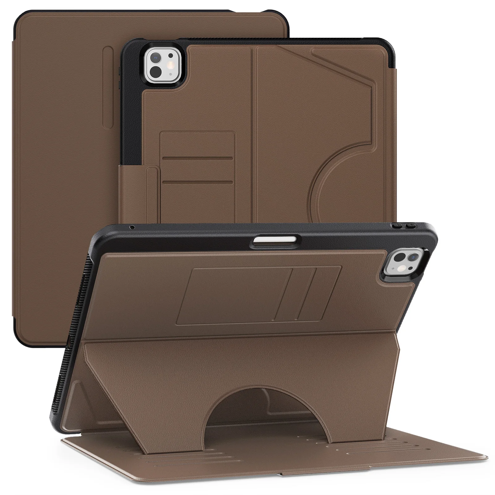 Premium Business Style Protective Magnetic PU Leather Tablet Case with Pen Slot