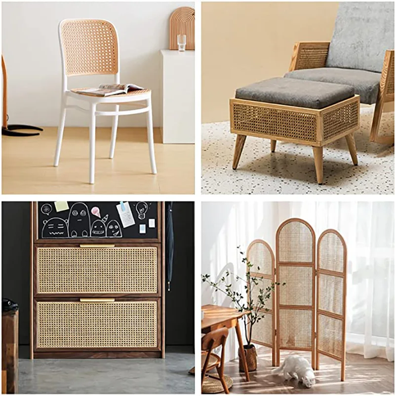 45x350cm Wide Rattan Woven Tape Woven Open Grid Cane For Furniture Cabinet Chair Ceiling plastics rattan webbing