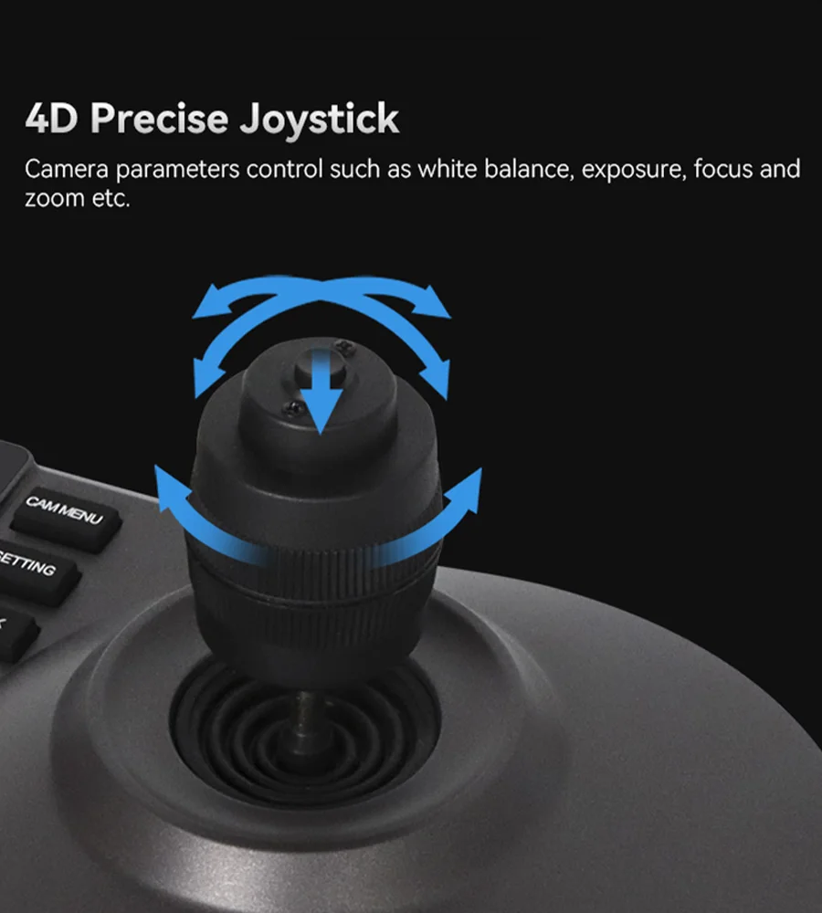 Joystick Keyboard Controller PTZ Controller PoE NDI PTZ Camera Controller 3