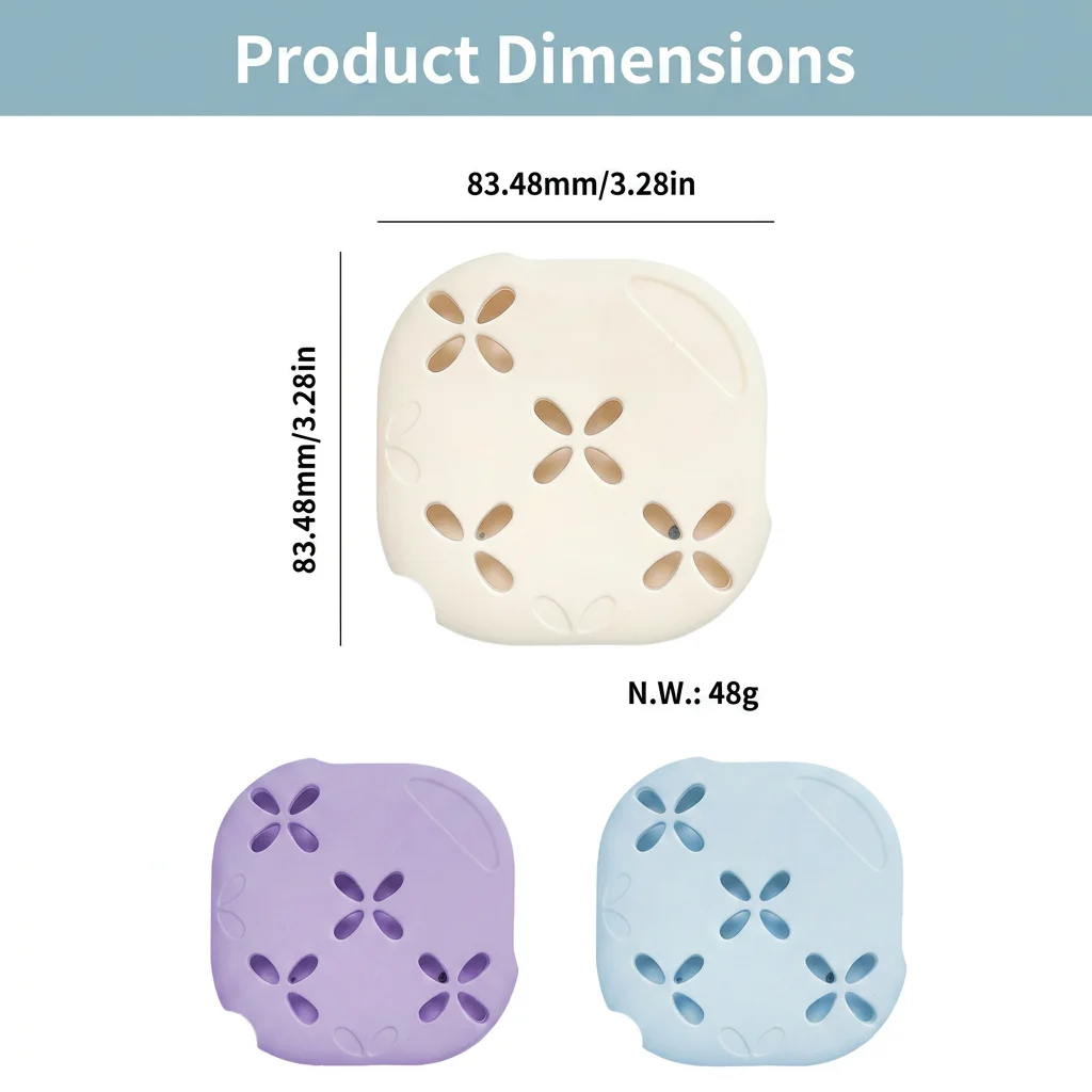 Silicone Suction Cup Soap Dish with Aromatherapy Tray