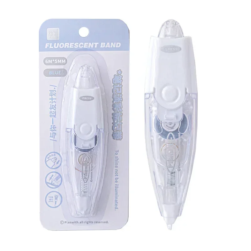 1pcs Fluorescent Band Color Correction Tape 5mm*6m for Spot Point Marker Highlighting Office School