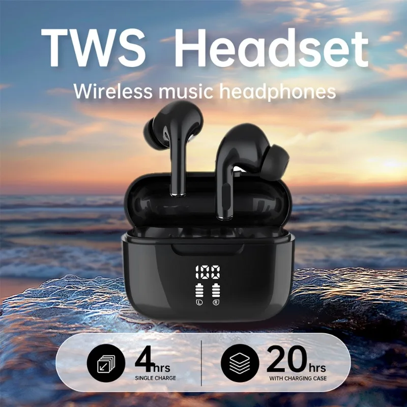 Premium Wireless Bluetooth HIFI Stereo Earbuds with ENC and Power Display
