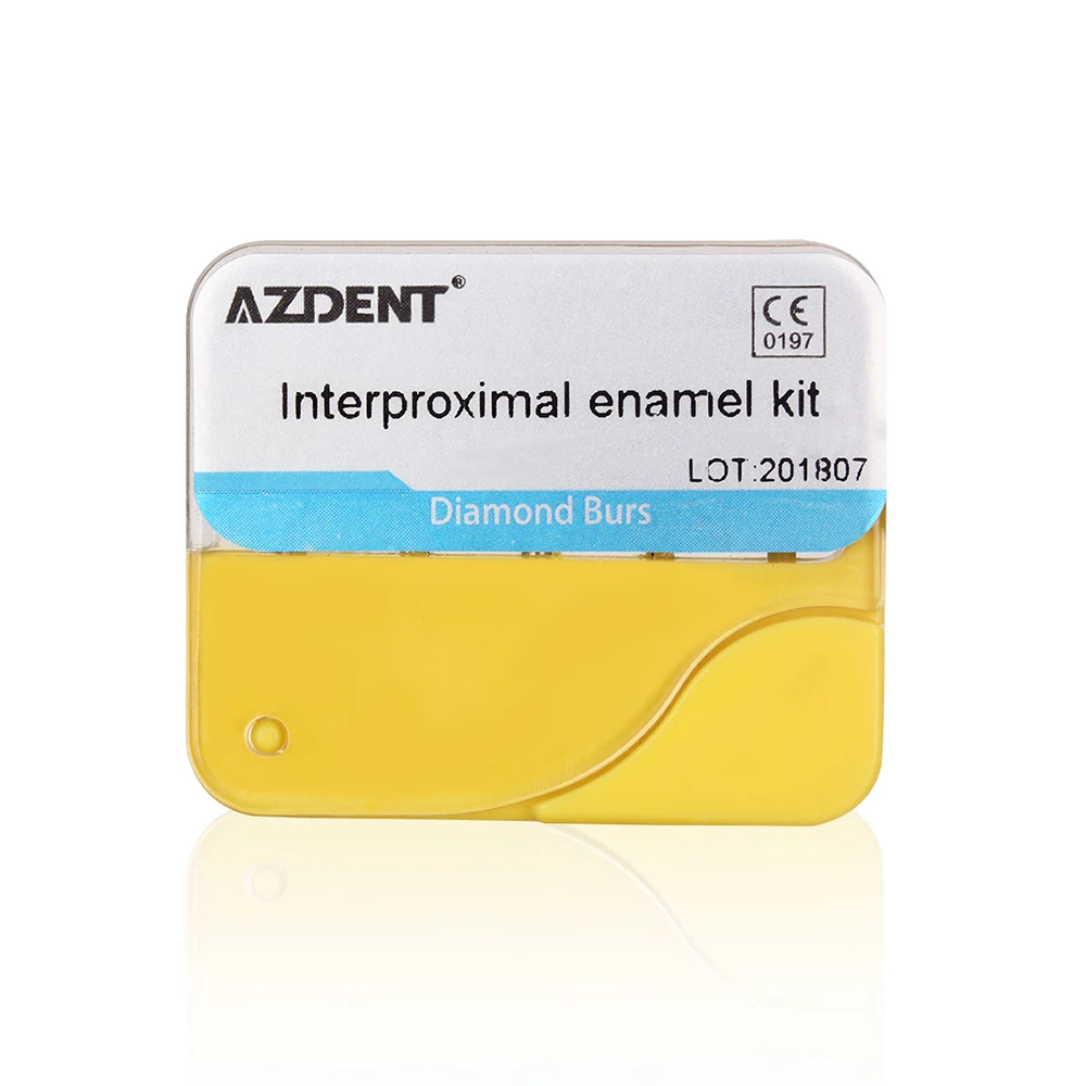 AZDENT Dental Kieferorthopädische Interproximal Emaille High Speed Diamant Bohrer Zahn Bohrer Reduktion Kit Set Zahnmedizin Instrumente Werkzeug – Detail 8