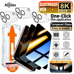 Ultra HD Screen & Camera Protector Set with Auto - Alignment Install Kit - iPhone 12 Mini (2PCS Glass 3PCS Lens)