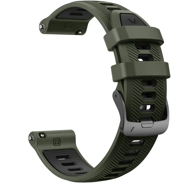 22mm Garmin Silicone Easy Fit Watch Band - Original Bracelet Replacement Strap