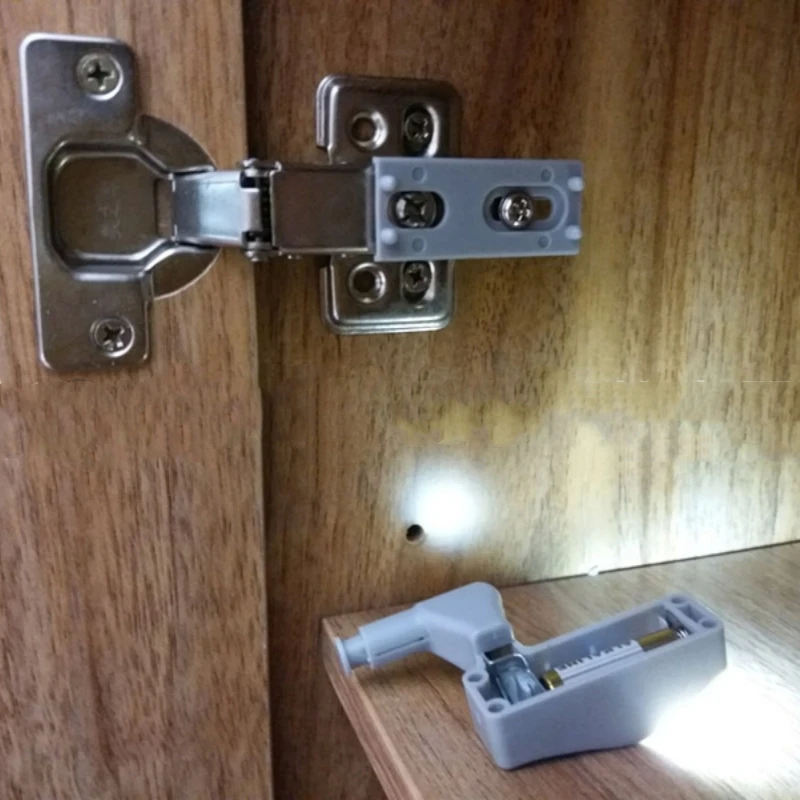 Led Sensor Lights Universal LED Inner Hinge Lamp Cabinet Wardrobe Sensor Lights Bedroom Closet Night Lamps Kitchen Cupboard Battery Wireless Light