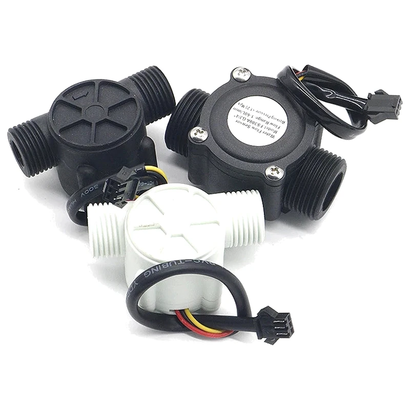 유량계 홀 유량 센서, 4/6 포인트 G1/2/3/4 물 제어, 1-30L/min, 2.0MPa YF-S201, FS300A