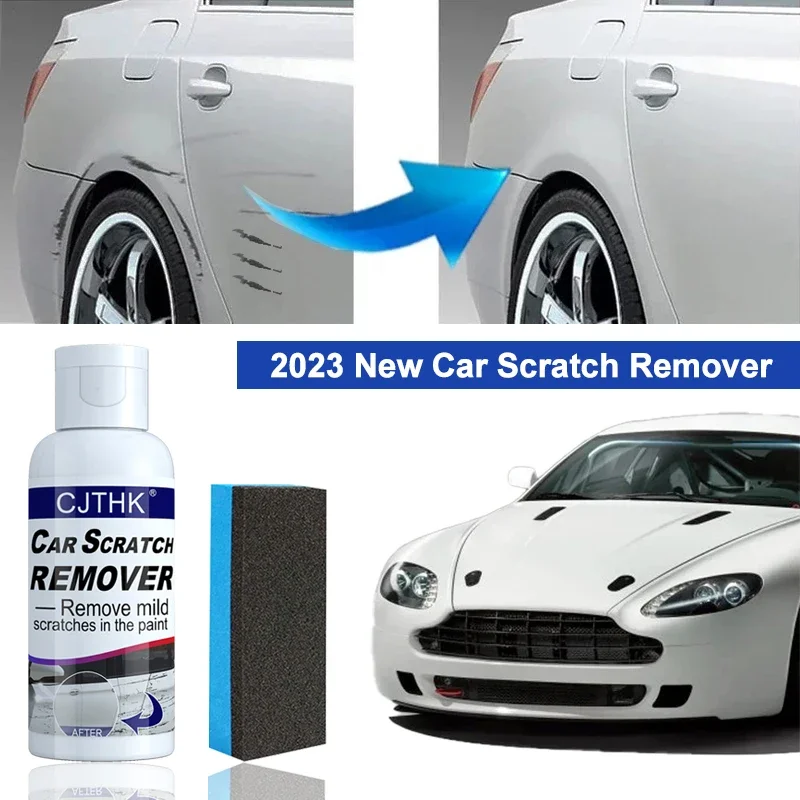 Car Scratch Remover Car Polishing Kit Car Scratch Remover Paint Care Tools Auto Swirl Remover Scratches Repair Polishing Auto Body Grinding Compound Anti Scratch Wax