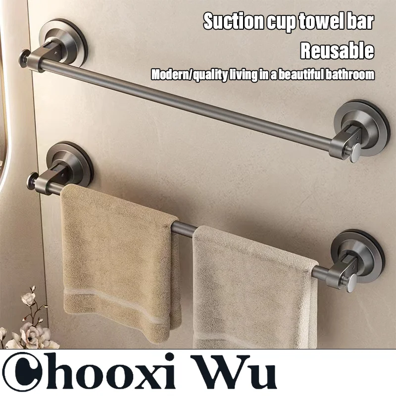 CHOOXIWU-no-punch suction cup towel rack, super strong suction, no falling off, vacuum adsorption without damaging the wall