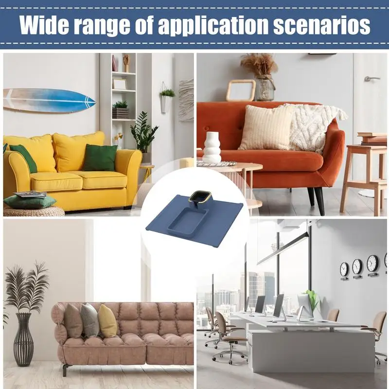 Couch Arm Table Couch Arm Remote Control Cup Holder Tray Anti-Spill Sofa Organizer Drinks Remotes Holder For Snacks Storage