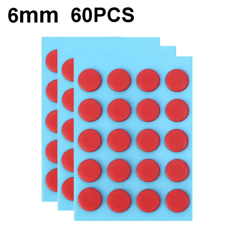 20-100Pcs 6mm/7mm Diameter Small Dots Universal Mouse Skates DIY Mice Glide Feet ICE Control Speed Version for Rubberized Mouse - Image 14