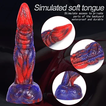 Dragon Monster Dildo Huge Penis with Suction Cup Big Dick Animal Anal Dildo Vagina Massager Masturbator For Men Women Sex Toys 2