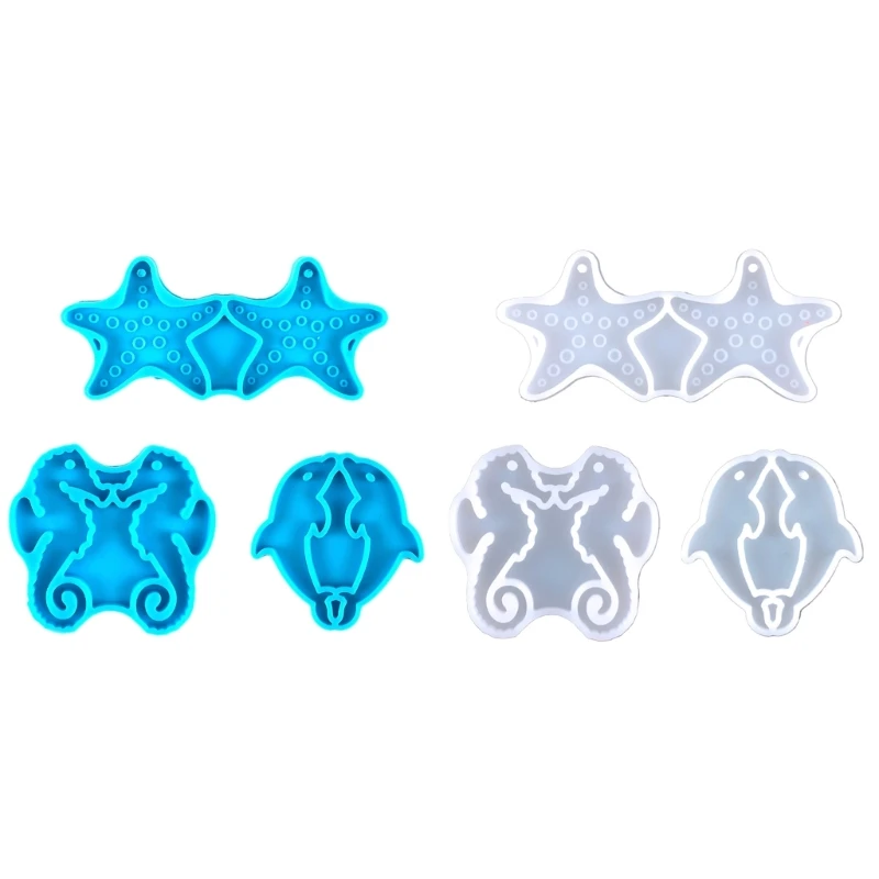 

Earrings Resin Molds Dolphin Pendant Silicone Mold Jewelry Making Mold