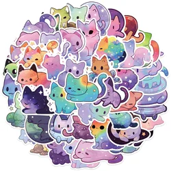 Cute Aesthetic Rainbow Cat Stickers - 50pcs Waterproof Vinyl Decals (50PCS)