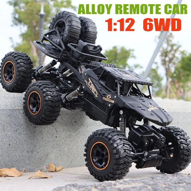 1/12 38CM Big Size RC Car 6WD 2.4Ghz Remote Control Crawler Drift Off Road Vehicles High Speed Electric Car Truck Toys for boy 1