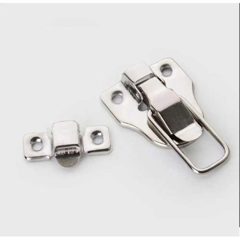 Duckbilled Drawer Latch Metal Decorative Vintage Locks Buckle Retro Antique Jewelry Wood Box Hasps 5Pcs/set