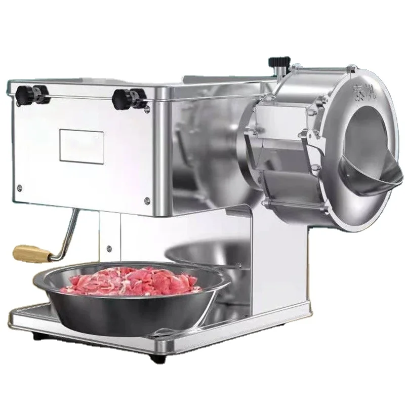 

Automatic Electric Meat Cutter Meat Slicer Shredded Dicing Commercial Household Vegetable Cutting Machine Fully