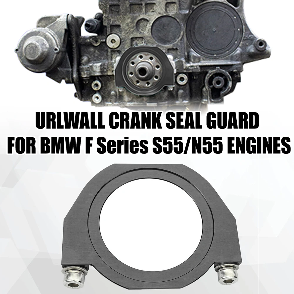 Crank Seal Serpentine Belt Guard Accessory Part For BMW 528i 335i 135i M2 S55 N54 N55 N52 7075 Aviation Aluminum Alloy