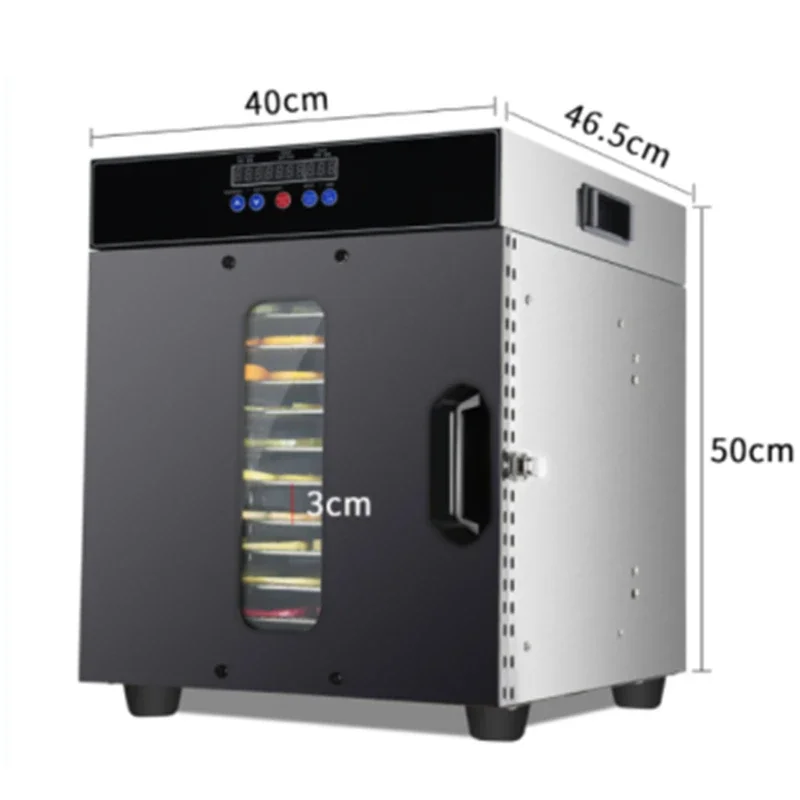 Food Dehydrator fruit dryer Food Commercial Snack Dried Meat Machine 12-story high-capacity home 3