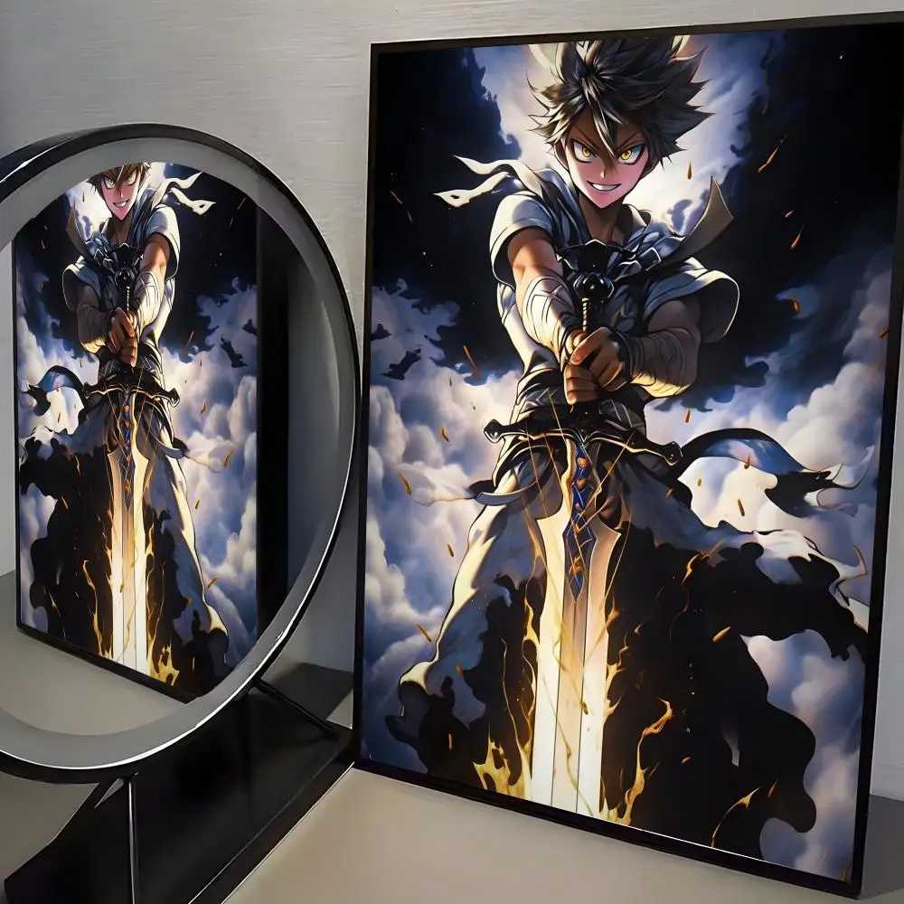 Waterproof HD Anime Art Poster - Self-Adhesive Fade-Resistant Wall Decor