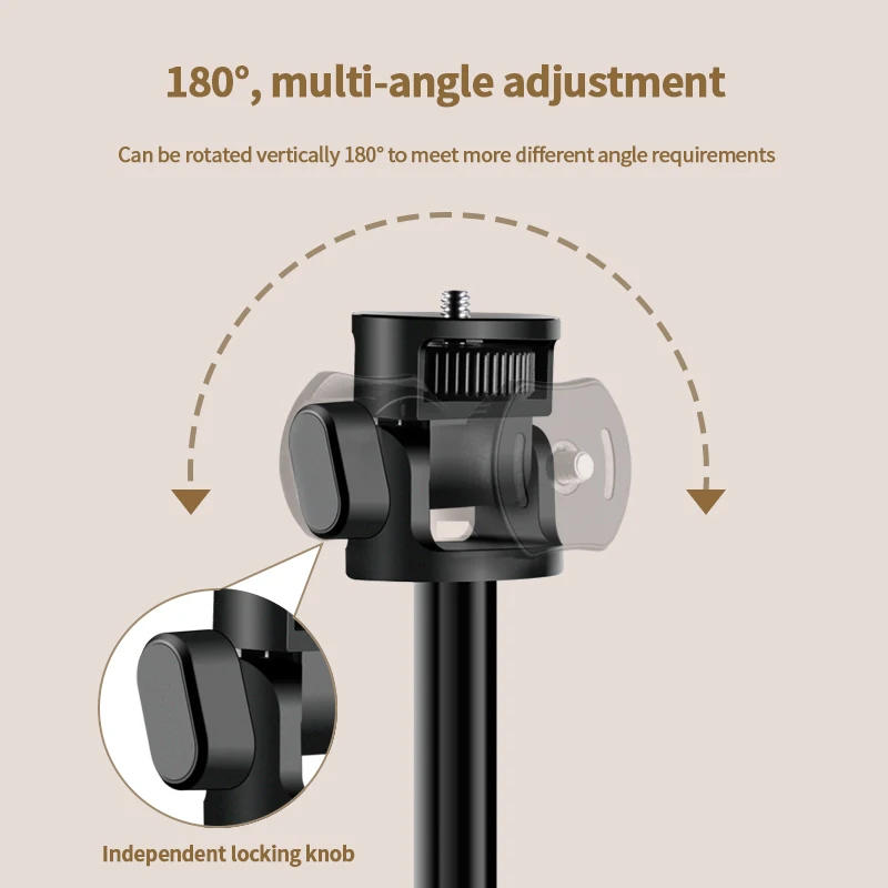 Light stand photographic light stand photo tripod Extendable Aluminum Tripod Portable Adjustable Light Stand 1/4 Screws Head Camera Phone Tripod Lightweight for Traveling