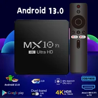 Android TV Box MX10 F1 2 ГБ 16 ГБ Встроенный Wi-Fi 2,4G + BT5.0 Дополнительно Самая популярная ТВ-приставка Android 13 — изображение 2