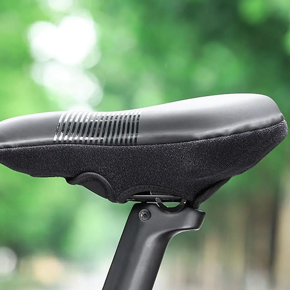 

Soft Sponge Bike Cushion Bicycle Parts PU Leather Bicycle Saddle Cover Bike Seat Cover Bike Cushion Cover Cycling Seat Cover