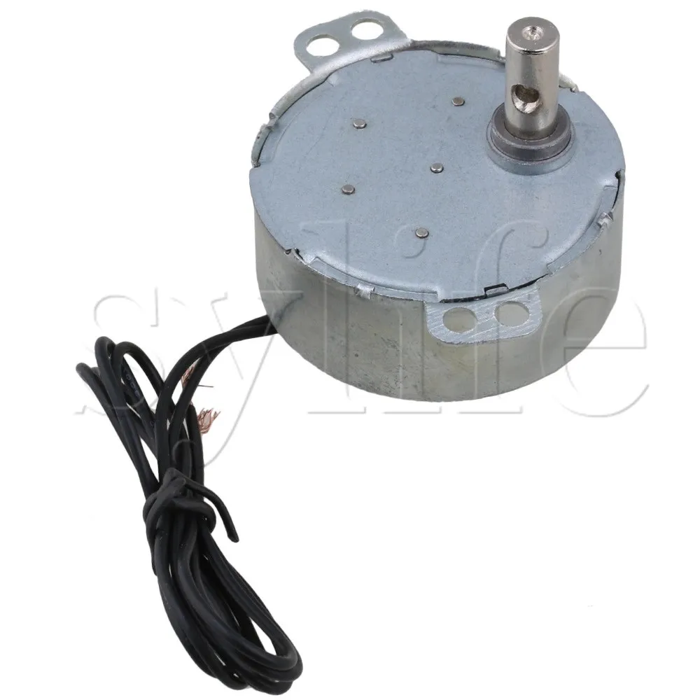 AC Synchronous Motor 220V 2.5-3 r/min 50/60Hz CW/CCW 4W 10mm Shaft Length ac motor