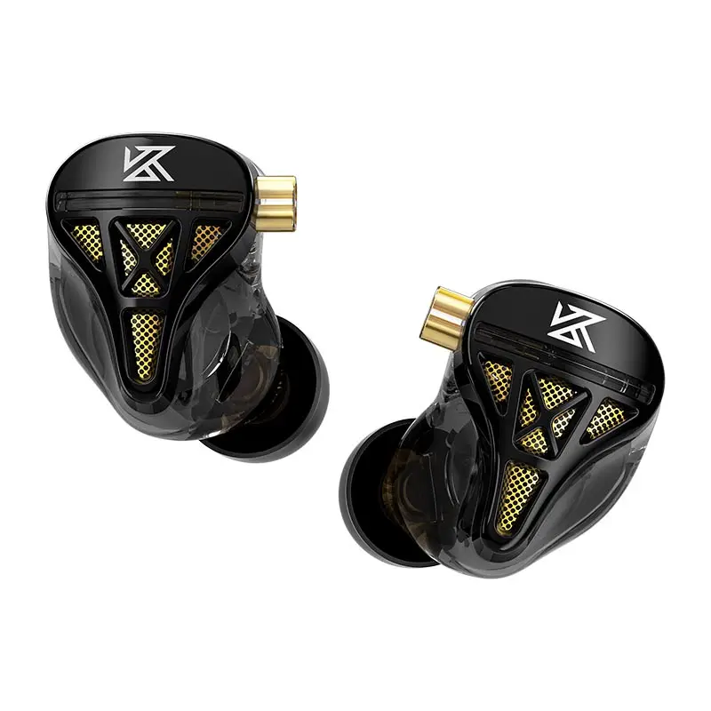 KZ DQS Metal Wired Earphones In Ear Monitor Earbuds Headset HiFi Sport Game Music Headphones With Microphone Detachable Cable wired earphones in ear headphones in ear earphones wired headphones wired earplugs in ear monitor