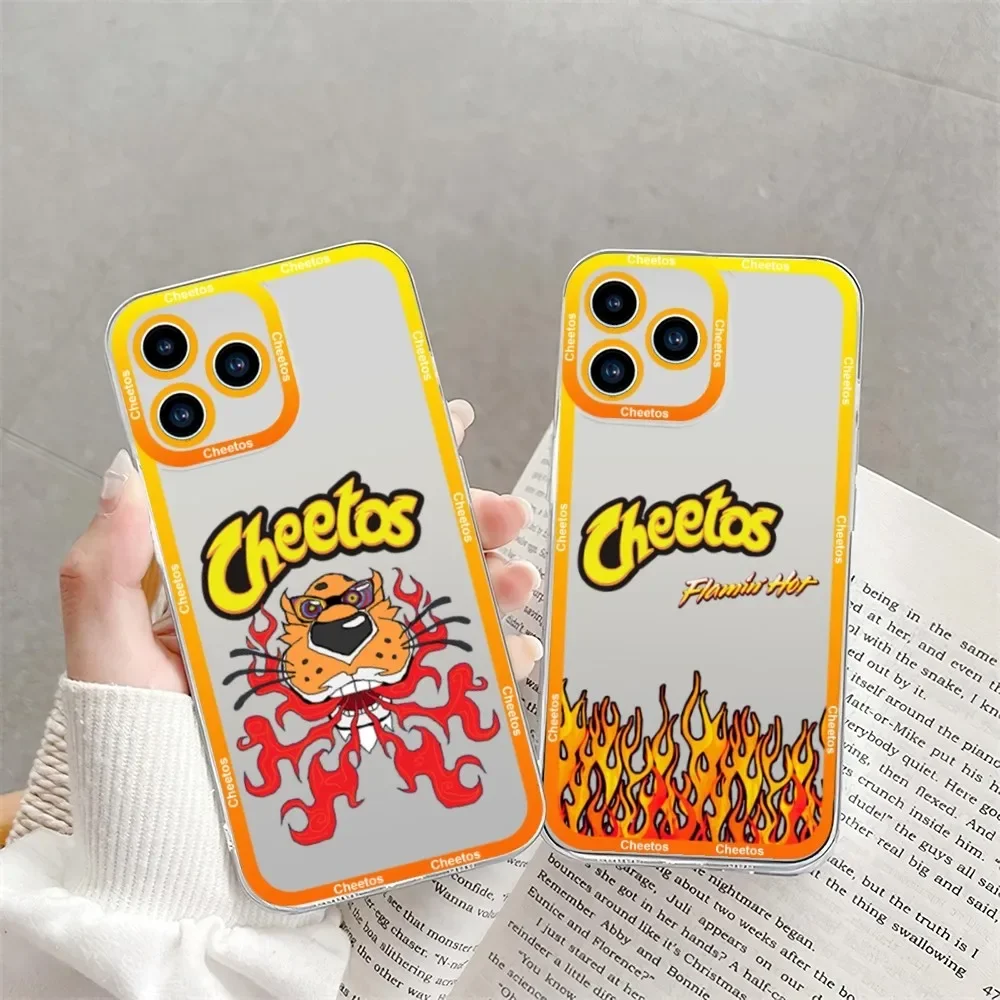 Custodia Per Telefono Hot C-Cheetos Per Iphone 11 12 Mini 13 14 Pro Max Custodia Trasparente