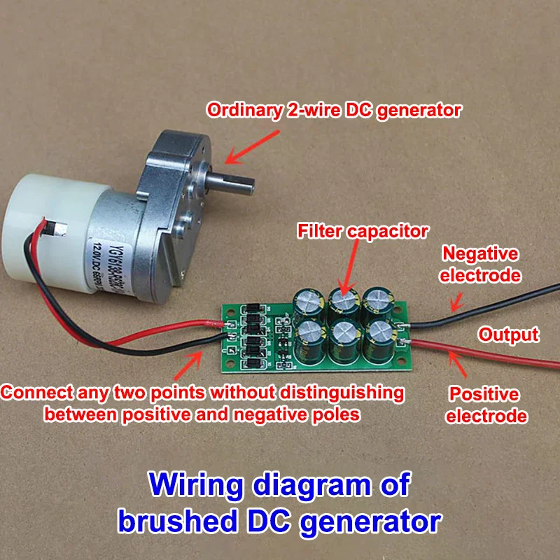 Compact Three-Phase Rectifier Bridge Module with DC Generator Filter