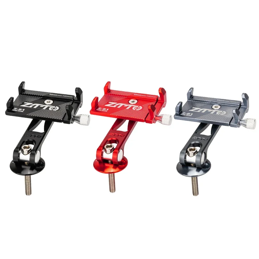 ZTTO Universal Bicycle Stem Cap Phone Holder MTB Road Bike Quick Mount GPS Holder Bracket Cell Phone Stand Aluminum Alloy