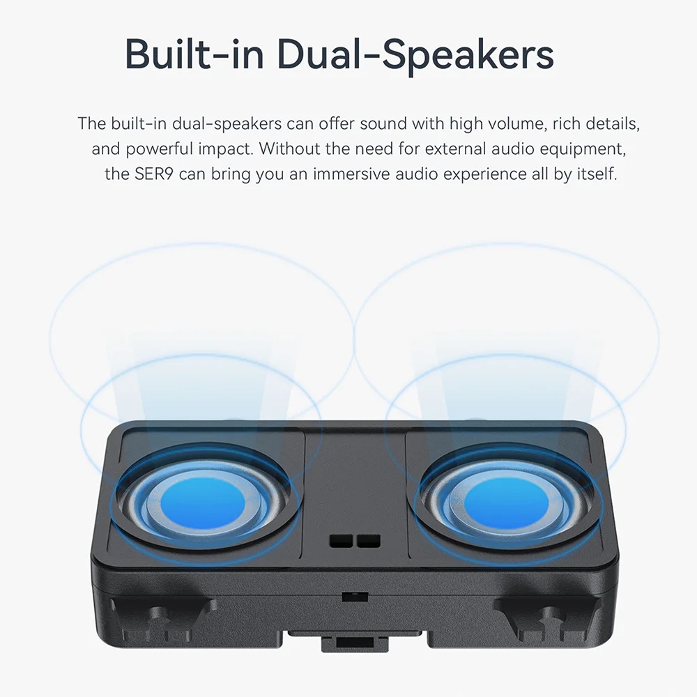 Beelink SER9 AMD Ryzen AI 9 HX370 Powerful AI PC DDR5 Mini Gaming