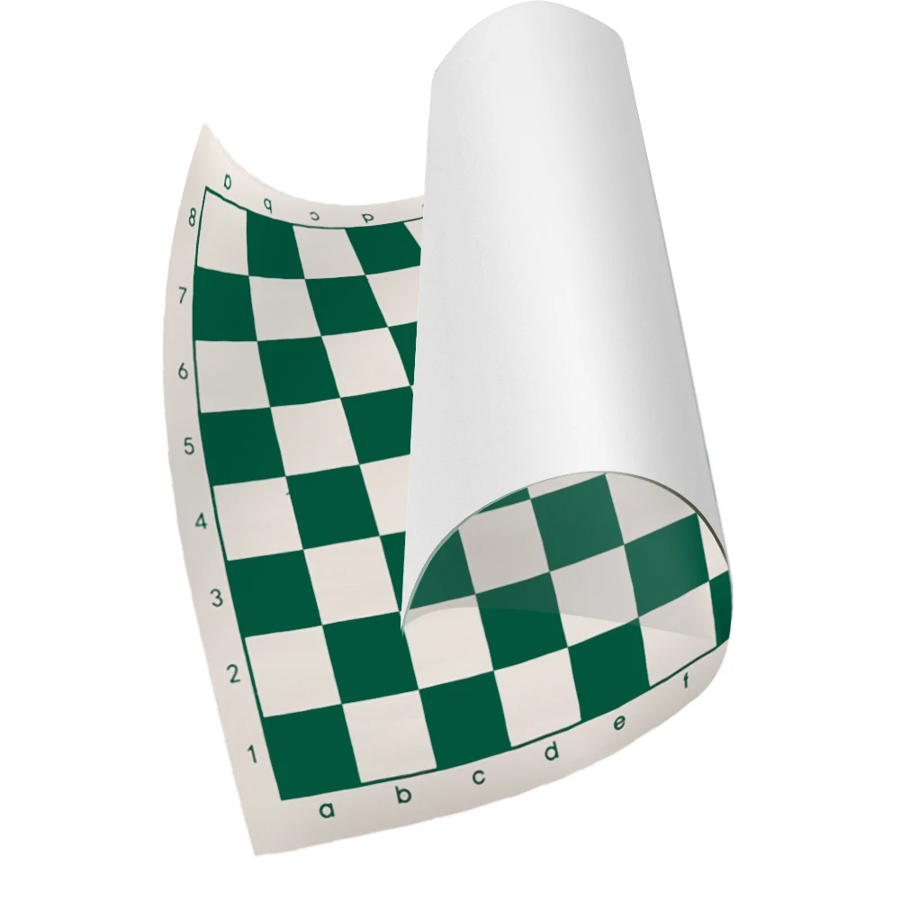 34.5x34.5/42x42cm PVC Leather Tournament Chess Board For Children's Educational Games Entertainment Board Games Foldable Chess Board
