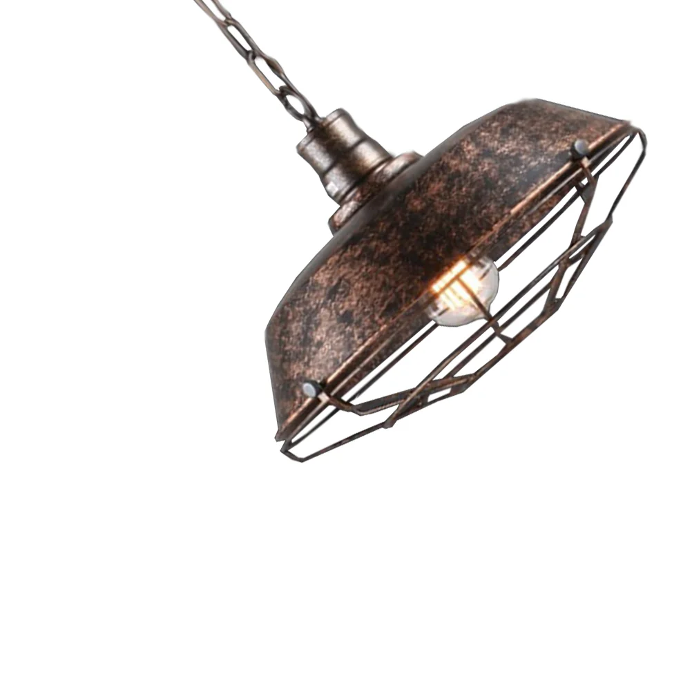 

Metal Decor Creative Ceiling Lamp Pendant Light for Home Iron Chandelier Retro Lantern