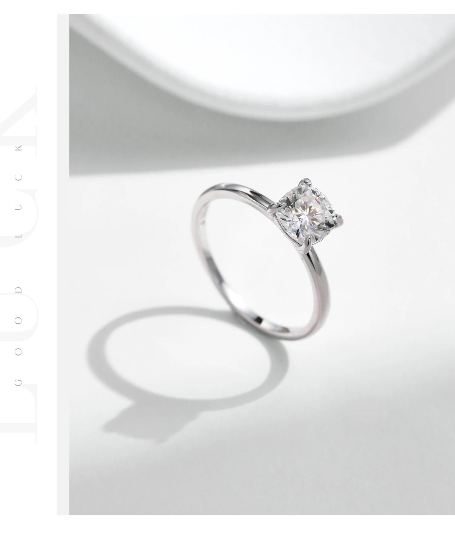 MODIAN 1CT Moissanite Ring Delicate Square Cushion Cut Lab Diamond Ring 925 Sterling Silver Wedding Statement Jewelry For Women MODIAN 1CT Moissanite Ring Delicate Square Cushion Cut Lab Diamond Ring 925 Sterling Silver Wedding Statement Jewelry For Women