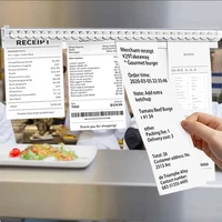 Pvc Kitchen Receipt Holder Durable Clip Takeout Orders & Restaurant Tickets Rack for Office Cafes Pubs 1