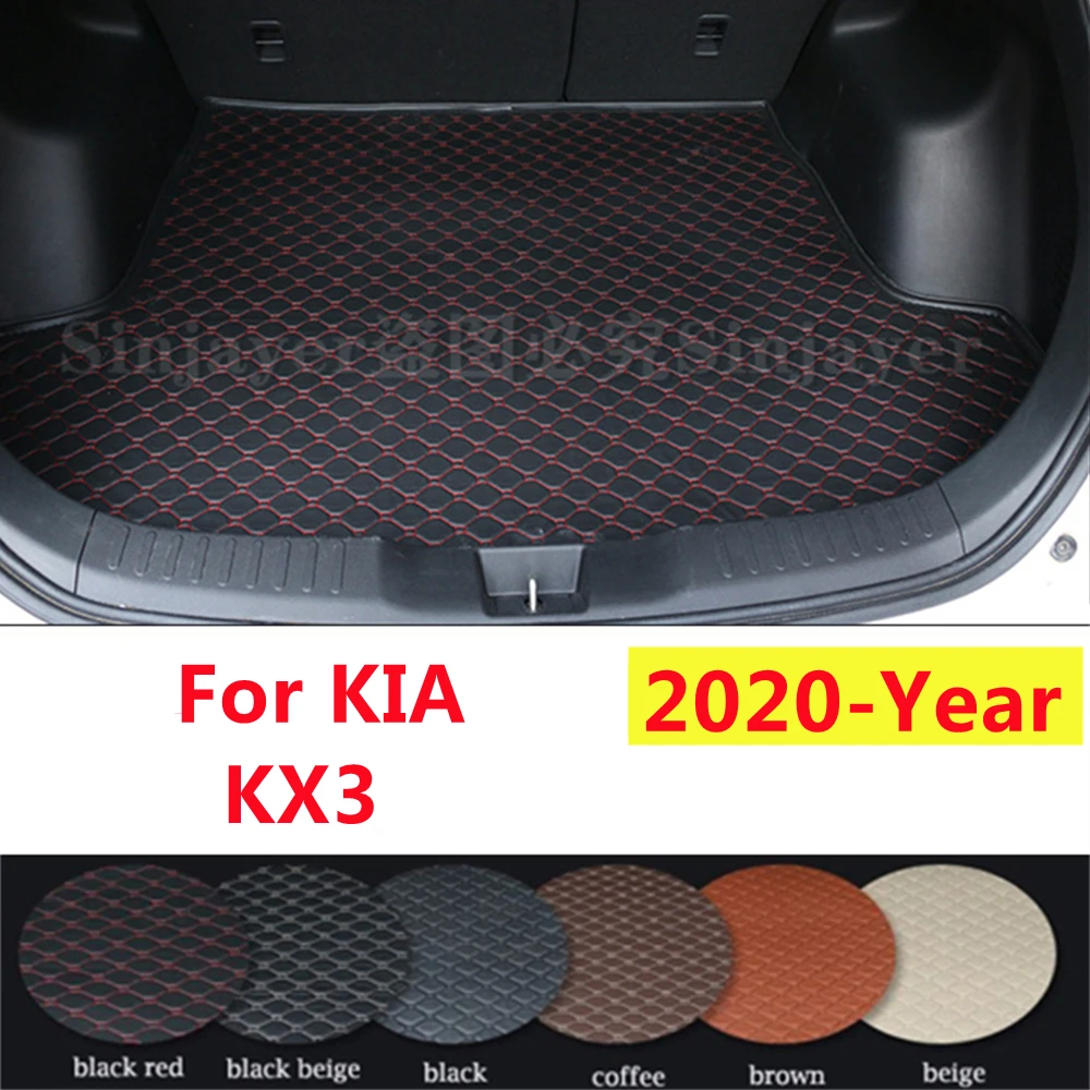 

Коврик для багажника автомобиля SJ, водонепроницаемый коврик для багажника KIA KX3, 2020 год